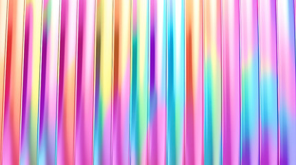 Trendy pearlescent pastel rainbow prism effect. Generative Ai