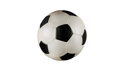 Fototapeta premium Soccer Ball On Transparent Background Png Ai Generated