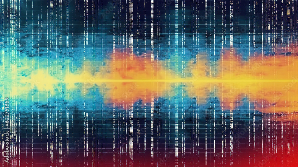 Wall mural wallpaper for vintage horizontal scanlines with vignette border retro. generative ai