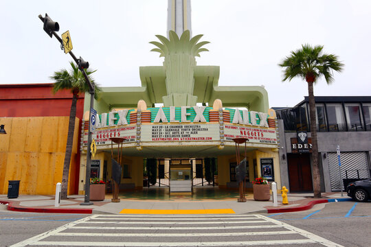 Glendale, California: The Alex Theatre Performing Arts And Entertainment Center Located At 216 North Brand Boulevard, Glendale California