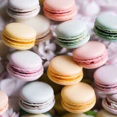 Obraz premium colorful macaroons 