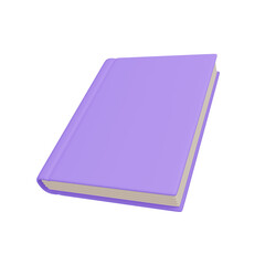 3D illustration of book. 3d rendering