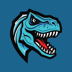 Illustration of an Esports Logo. Introducing the fierce T-Rex, a symbol of power and strength, perfect for your elite team.