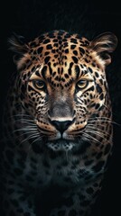 Fototapeta na wymiar AI generated illustration ofa jaguar resting in its natural habitat
