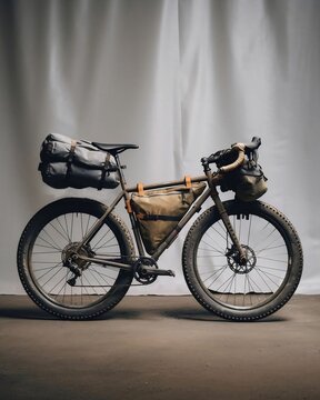 AI generated bicycle suitcases