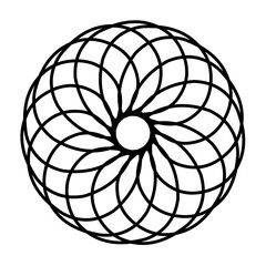 Mandala pattern vector