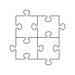 Simple puzzles on a white background.
