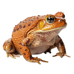 Naklejka premium frog batrachian toad bullfrog amphibian reptile animal transparent background cutout