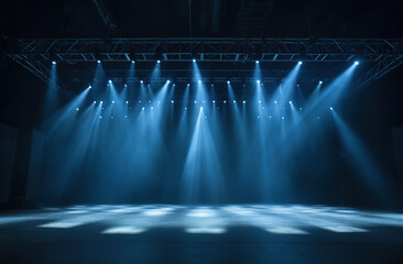 projector stage lights Generative AI