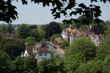 Fototapeta na wymiar Scenery of the Traditional historical village of lewes in Sussex England