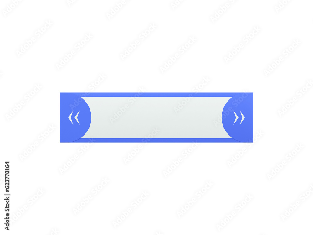 Poster 3d rendering quote frames box blank templates realistic minimal text info design box banner design