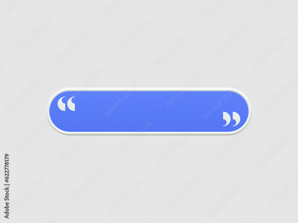 Poster 3d rendering quote frames box blank templates realistic minimal text info design box banner design