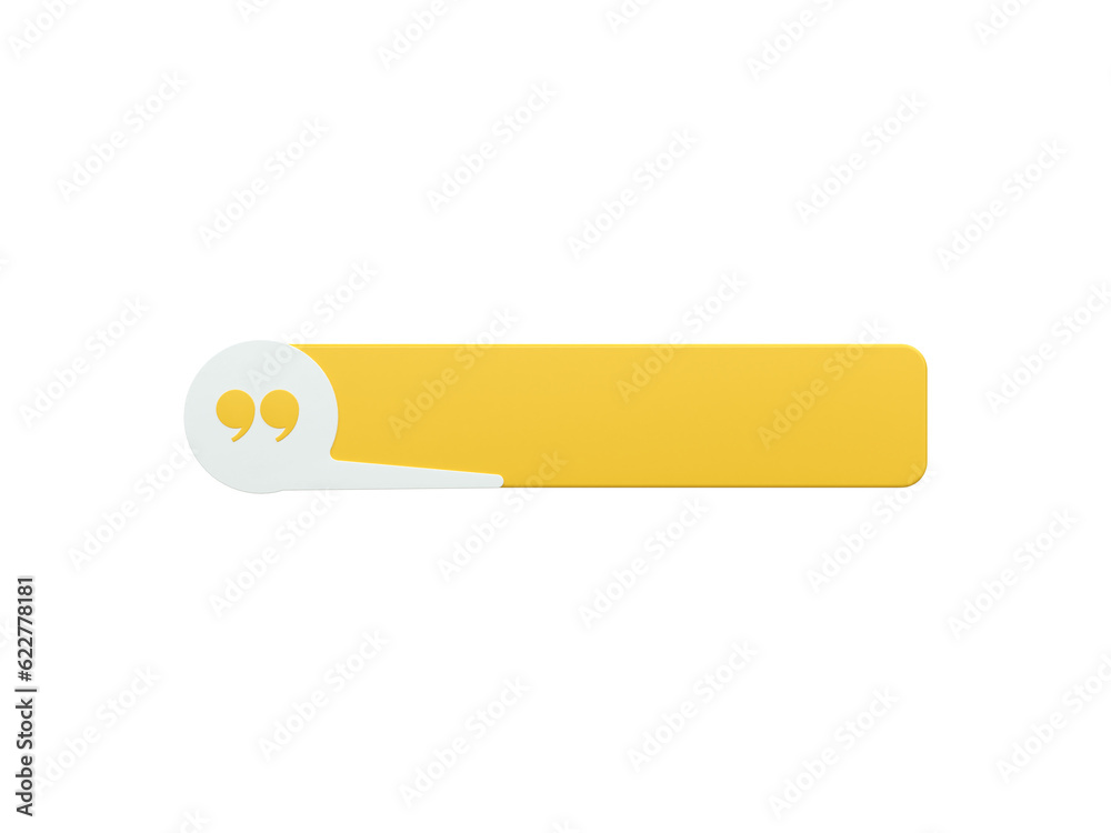 Poster 3d rendering quote frames box blank templates realistic minimal text info design box banner design