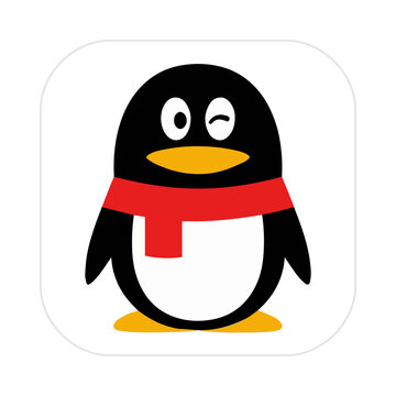 QQ app icon. Chinese social networking platform, messenger. Popular online service