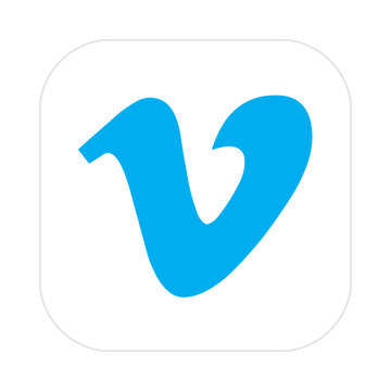 Vimeo app icon. Innovative video experience platform