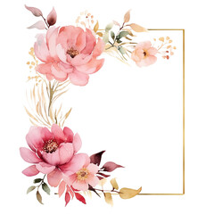 Flowers , flower, floral, wedding, bouquet, rose, leaf, watercolor, spring, illustration, design, Generative AI
