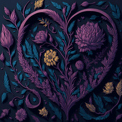 Love Blooms: A Vibrant Mural Celebrating Romance and Joy!