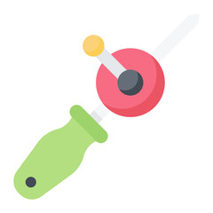 Hand Drill Flat Icon