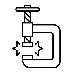 Clamp Line Icon