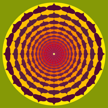 Abstract background with circles