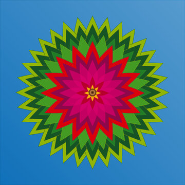 Abstract flower