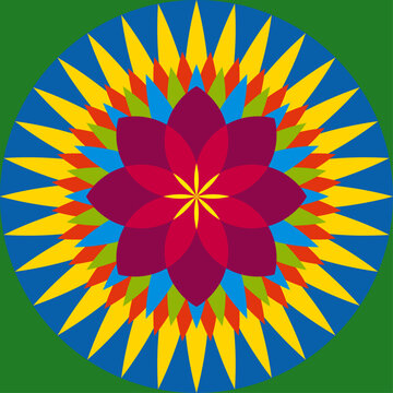 Abstract flower