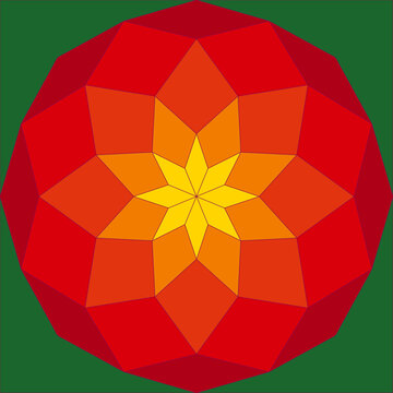 Sphere made of polygons