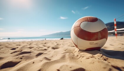 volleyball on the beach