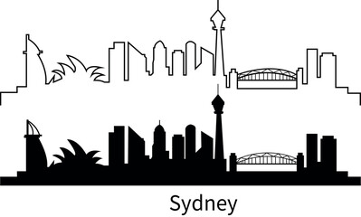  city skyline of sydney