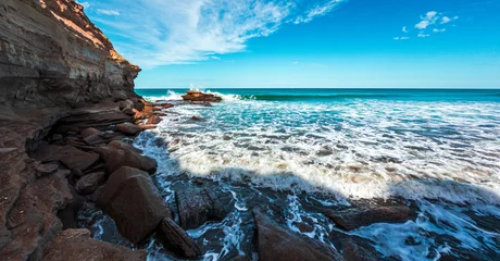 Fotobehang Cliffs on the atlantic coast © Alejandro