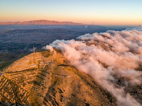 Aerial view of Maaser el Shouf. Maaser el Shouf, Lebanon