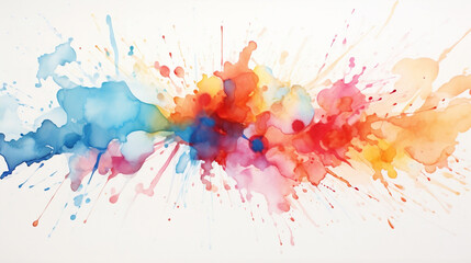 Abstract Splash Watercolor, Generative Ai
