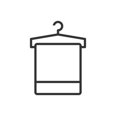 Bathroom Towel Icon Sign Symbol