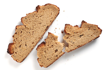 Rye bread slices