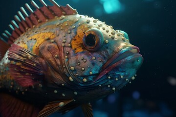 fish under the sea ultra realistic, Generative AI