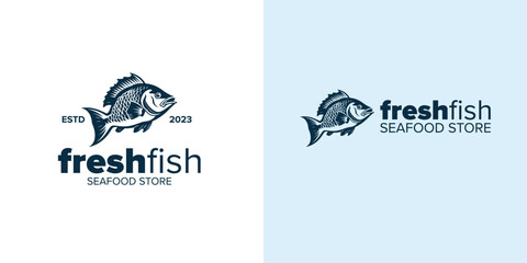 Reel in Success: Fishing Emblems, Labels, and Design Elements for Seafood Restaurants