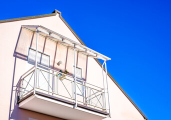 typical appartment house in austria