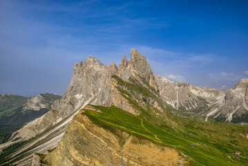 Fototapeta na wymiar Seceda Peak, Dolomites, Italy