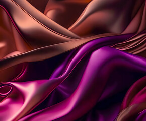 Solid background of graceful silk silky satin fabric