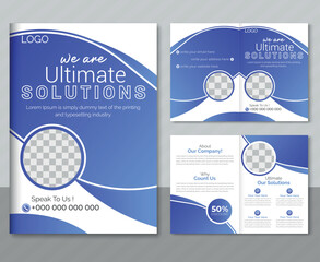 Corporate company profile brochure template design