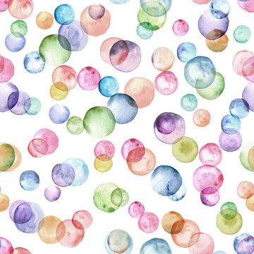 Abstract watercolor birthday party background
