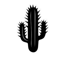 cactus silhouette illustration 