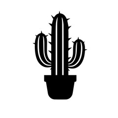 cactus silhouette illustration 