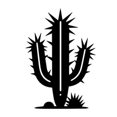 cactus silhouette illustration 
