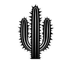 cactus silhouette illustration 