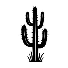 cactus silhouette illustration 