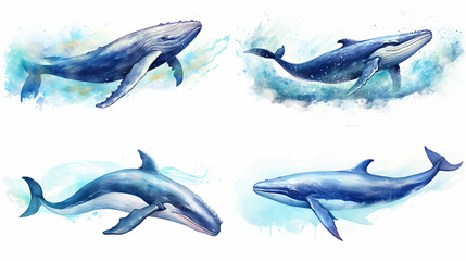 set of dolphin