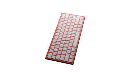 keyboard isolated on white