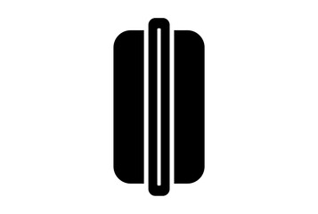 hot dog carnival icon black party glyph symbol circus sign art