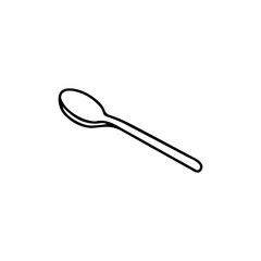 spoon illustration vector with concept